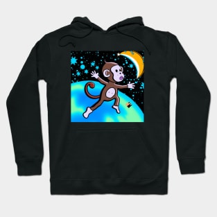 Astronaut monkey Hoodie